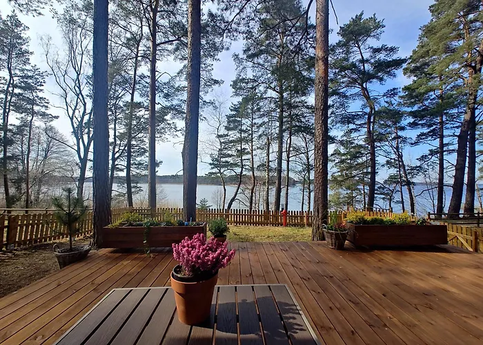 Zakatek Wdzydze -Domek Nr 7 W Pierwszej Linii Od Jeziora