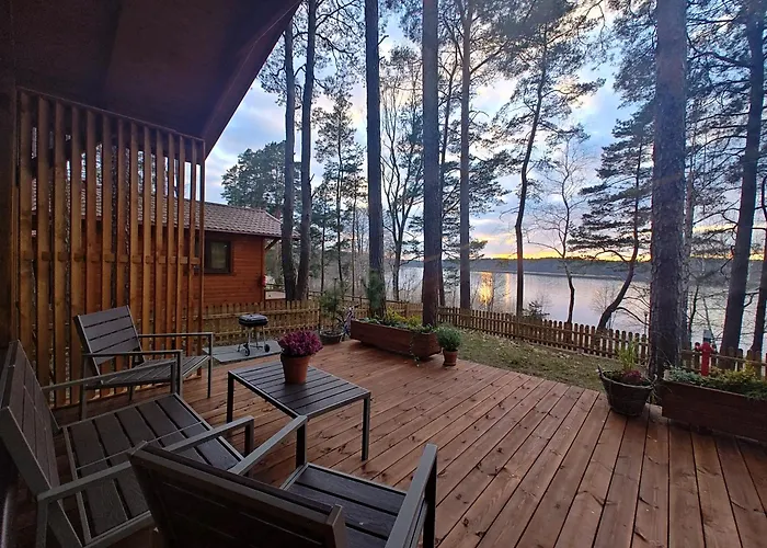Zakatek Wdzydze -Domek Nr 7 W Pierwszej Linii Od Jeziora
